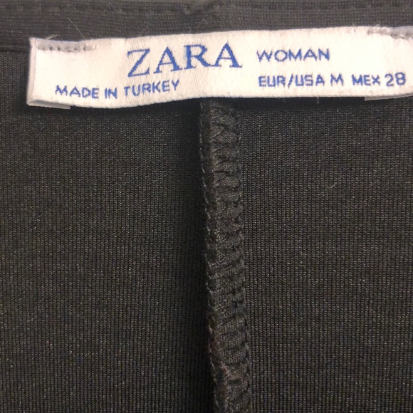 Zara Peplum Top in Black - Picture 5 of 5